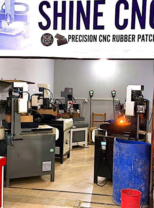 Shine CNC precision rubber patch machinery