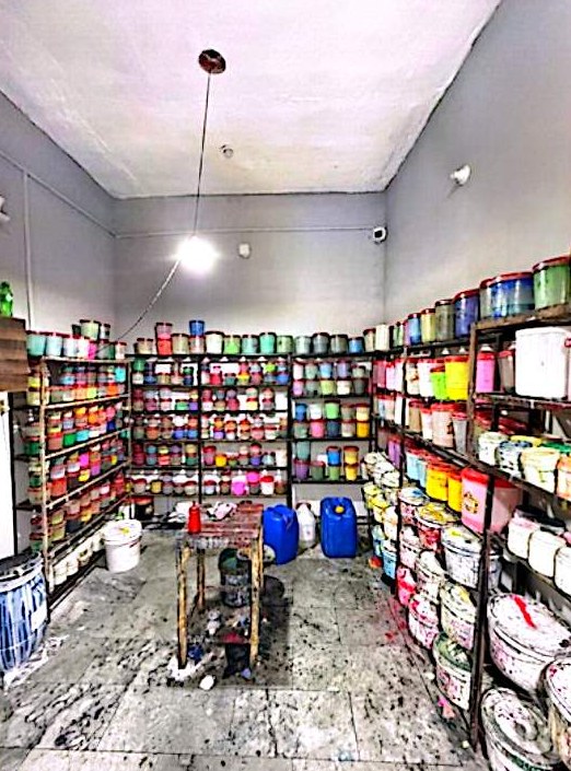 Colour stock storage racks